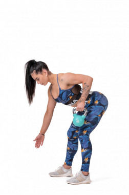 Женские леггинсы для спорта Nebbia Mid-Waist Ocean Power