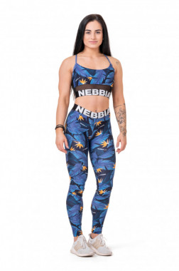 Женские леггинсы для спорта Nebbia Mid-Waist Ocean Power