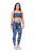 Женские леггинсы для спорта Nebbia Mid-Waist Ocean Power