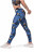 Женские леггинсы для спорта Nebbia Mid-Waist Ocean Power