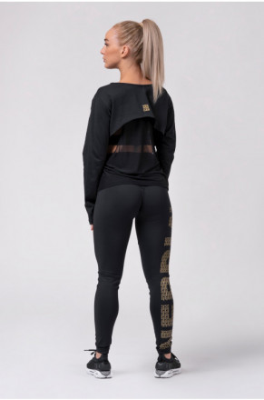 Спортивные женские леггинсы для бега Nebbia Gold Print