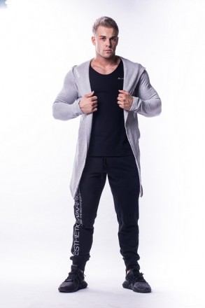 Спортивная мужская удлиненная кофта Nebbia Aw Long Coat