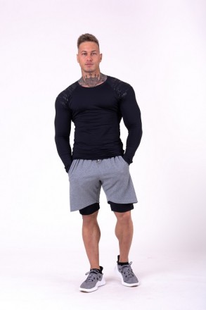 Спортивная мужская кофта для зала Nebbia Hero Compression Shirt