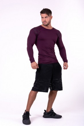 Спортивная мужская кофта для зала Nebbia Hero Compression Shirt