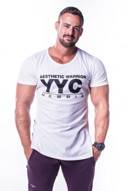 Спортивная мужская футболка для силовых тренировок Nebbia Athletic Logo