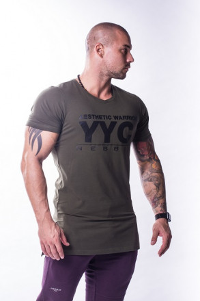Спортивная мужская футболка для силовых тренировок Nebbia Athletic Logo