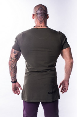 Спортивная мужская футболка для силовых тренировок Nebbia Athletic Logo