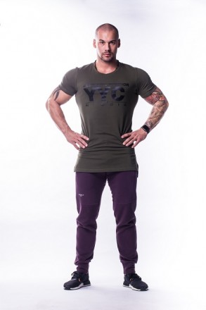 Спортивная мужская футболка для силовых тренировок Nebbia Athletic Logo