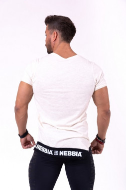 Спортивная мужская футболка с асимметрическим низом Nebbia Be Rebel T-Shirt