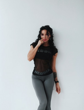 Спортивная стильная футболка Nebbia Flash-Mesh T-Shirt 