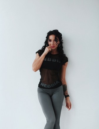 Спортивная стильная футболка Nebbia Flash-Mesh T-Shirt 