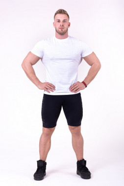 Спортивная эластичная мужская футболка Nebbia More Than Basic! T-Shirt
