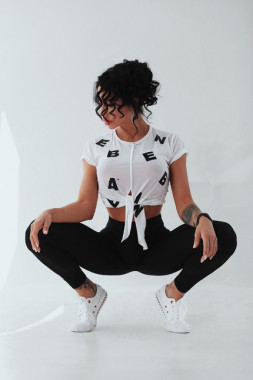 Спортивная футболка для тренировок Nebbia Tied Knot &quot;Letters&quot; T-Shirt