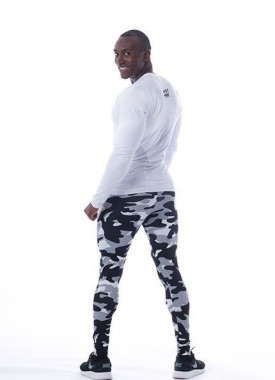 Спортивные мужские тайтсы для зала Camo Nebbia Aw
