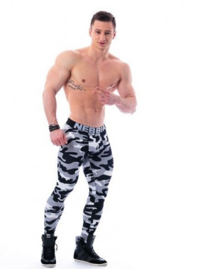 Спортивные мужские тайтсы для зала Camo Nebbia Aw