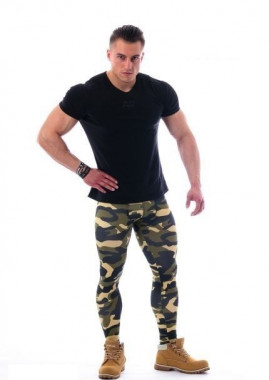 Спортивные мужские тайтсы для зала Camo Nebbia Aw