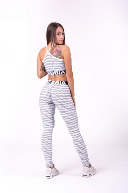 Спортивный топ для зала Nebbia Boho Style 3d Pattern Mini Top