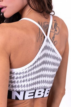 Спортивный топ для зала Nebbia Boho Style 3d Pattern Mini Top