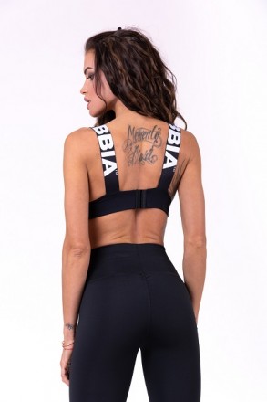 Спортивный красивый топ Nebbia Seaqual 773 Lace-Up Sport Bra