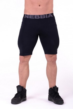 Спортивные обтягивающие мужские шорты Nebbia Road Hero Biker Shorts