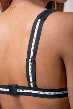Спортивный женский бюстгальтер Nebbia Mesh Me Triangle Bra Black
