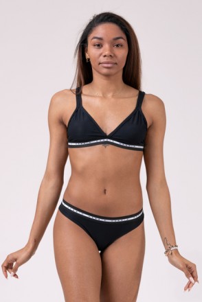 Спортивный женский бюстгальтер Nebbia Mesh Me Triangle Bra Black