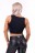Спортивный однотонный топ Nebbia More Than Basic! Cropped Singlet