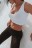 Спортивный однотонный топ Nebbia More Than Basic! Cropped Singlet