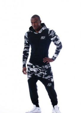Спортивные штаны мужские компрессионные Nebbia Camo Aw