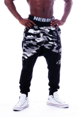 Спортивные штаны мужские компрессионные Nebbia Camo Aw