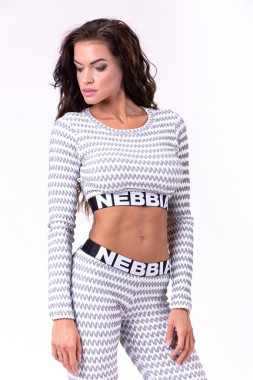 Спортивный топ для домашних тренировок Nebbia Boho Style 3d Pattern Crop Top