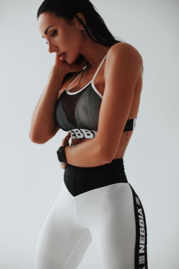 Спортивный тренировочный топ Nebbia Triangle Mesh Mini Top