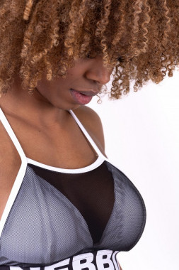 Спортивный тренировочный топ Nebbia Triangle Mesh Mini Top