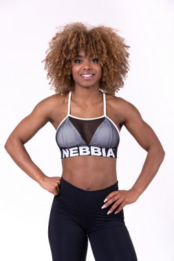 Спортивный тренировочный топ Nebbia Triangle Mesh Mini Top