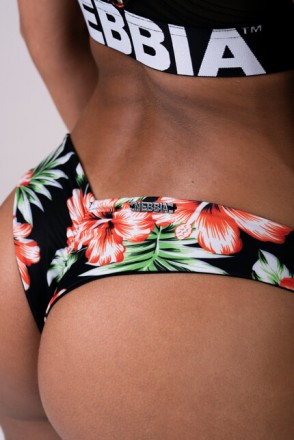 Женские плавки с ярким принтом Nebbia Aloha Babe Brasil Bottom