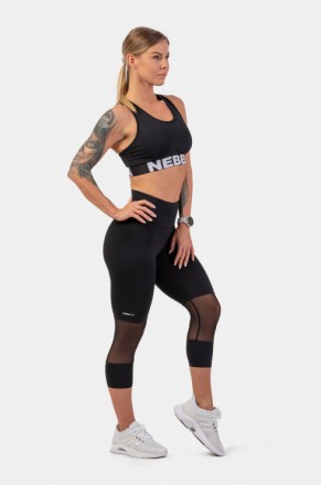 Спортивные компрессионные лосины Nebbia High-Waist ¾ Length Sporty 