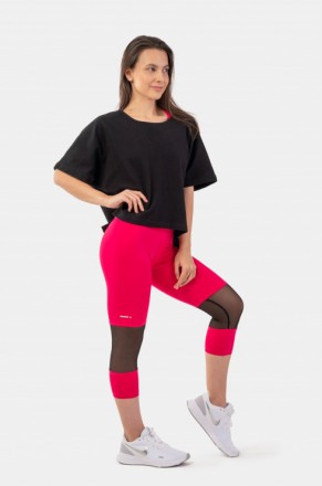Спортивные компрессионные лосины Nebbia High-Waist ¾ Length Sporty 