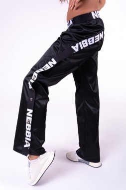 Спортивные штаны для тренировок Nebbia Satin Bottom Up Pants