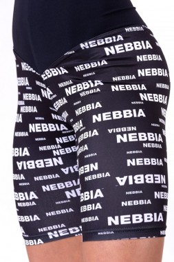 Спортивные женские велосипедки с надписями Nebbia X Seaqual ™ ️Biker Shorts