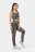 Спортивные леггинсы для йоги Nebbia ECO Camo Green Mesh