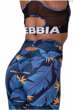 Яркие спортивные леггинсы Nebbia Ocean Power High-Waist Tight