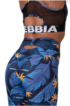 Яркие спортивные леггинсы Nebbia Ocean Power High-Waist Tight