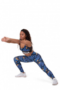 Яркие спортивные леггинсы Nebbia Ocean Power High-Waist Tight
