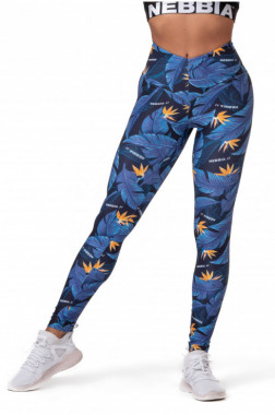 Яркие спортивные леггинсы Nebbia Ocean Power High-Waist Tight