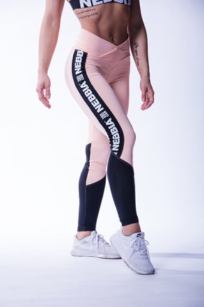 Спортивные леггинсы тренировочные Nebbia High Waist Mesh