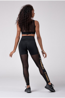 Сексуальные лосины Nebbia Intense Gold Mesh Tight