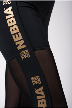 Сексуальные лосины Nebbia Intense Gold Mesh Tight
