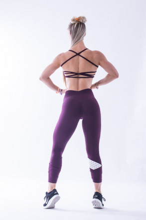 Спортивные функциональные леггинсы для женщин Nebbia Asymetrical 7/8