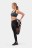 Спортивные женские лосины с капроном Nebbia Black Mesh Design “Breathe”