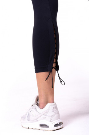 Укороченные женские леггинсы Nebbia Lace-up 7/8